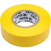 YATO Isolerende elektrische tape - - YT-81654 - 19 mm x 20 m - 0,13 mm - Geel