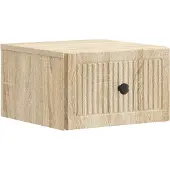 vidaXL Muurbevestigde Nachttafel Sonoma Eiken 33 x 34,5 x 20 cm