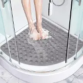 Unyqoos antislip douchemat voor hoekdouche met masserende functie