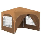 vidaXL Pop-up Feesttent 290 x 290 x 245 cm Beige