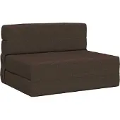 vidaXL Vouwbare Sofa Bed Taupe 100 x 80 x 60 cm Stof