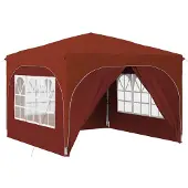 vidaXL Pop-up Feesttent 290 x 290 x 245 cm Terracotta