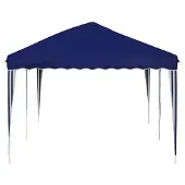 vidaXL Pop-up Feesttent 575 x 290 x 245 cm Blauw