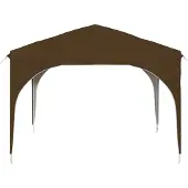 vidaXL Pop-up Feesttent 290 x 290 x 245 cm Taupe