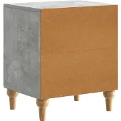 vidaXL Nachtkastje Betongrijs 43 x 34,5 x 50 cm Bewerkt hout
