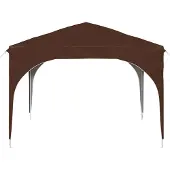 vidaXL Pop-up Feesttent 290 x 290 x 245 cm Bruin