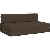 vidaXL Vouwbare Sofa Bed Taupe 152 x 86,5 x 60 cm Stof