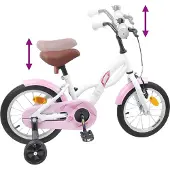 vidaXL Kinderfiets 14 Inch voor 3-5 jaar oud Wit