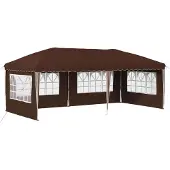 vidaXL Pop-up Feesttent 575 x 289 x 245 cm Bruin