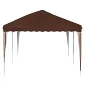 vidaXL Pop-up Feesttent 575 x 290 x 245 cm Bruin