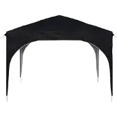 vidaXL Pop-up Feesttent 290 x 290 x 245 cm Antraciet