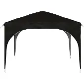 vidaXL Pop-up Feesttent 290 x 290 x 245 cm Zwart