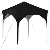 vidaXL Pop-up Feesttent 194 x 194 x 245 cm Zwart