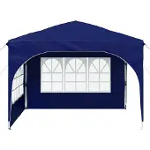 vidaXL Pop-up Feesttent 290 x 290 x 245 cm Blauw