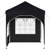 vidaXL Pop-up Feesttent 192 x 192 x 245 cm Antraciet