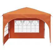 vidaXL Pop-up Feesttent 290 x 290 x 245 cm Oranje