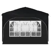 vidaXL Pop-up Feesttent 290 x 290 x 245 cm Antraciet
