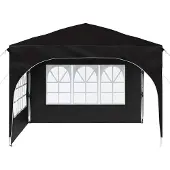 vidaXL Pop-up Feesttent 290 x 290 x 245 cm Zwart