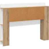 vidaXL Hoofdeinde Kast Artisanaal eiken 100 cm Geconstrueerd hout