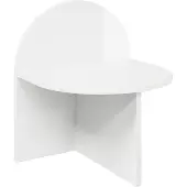 vidaXL Nachtkastje Hoogglans Wit 40 x 35,5 x 45,5 cm
