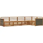 vidaXL Buiten bank set 5 st Naturel Massief Acacia Hout