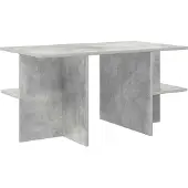 vidaXL Salontafel Betongrijs 87 x 50 x 45 cm Geconstrueerd hout