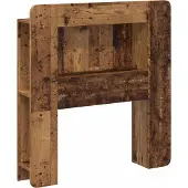 vidaXL Hoofdeinde Kast met opslag Oud hout Geconstrueerd hout
