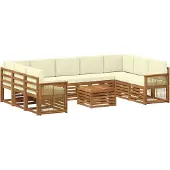 vidaXL Sofa-Sets Massief Acacia Hout