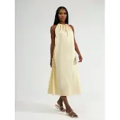 Busem Halterneck Midi-jurk