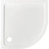 Adema Dawn douchebak - 90x90x4cm - kwartrond SMC - glans wit GT-9090R
