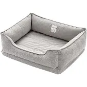 OEM Orthopedisch hondenbed, wasbaar, zacht, tot 60x50x20 cm, grijs