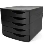 Staples ladeblok zwart (5 laden)