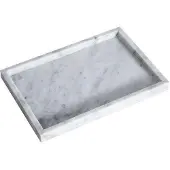 OEM Elegant marmeren dienblad, 30x20 cm, natuurlijke uitvoering