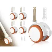 OEM Witte speelgoed-wiegset met 7 mm as en rem