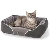 Markenlos Hondenbed, kattenbed, dubbelwandig, hondenmatras, vierkant