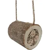 Markenlos Insectenhotel, 15 cm diameter, populierenhout, beige/bruin, natuurlijke uitstraling
