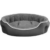 OEM Zilverkleurig honden- en kattenbed, 59x53x18 cm