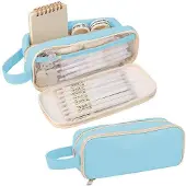 OEM Waterdichte etui, 5 compartimenten, blauw, 21x7x8 cm, organizer