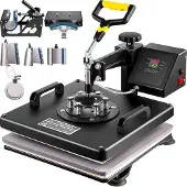 OEM Warmteoverdrager 8-in-1, 38x38 cm, draaibare warmtepers