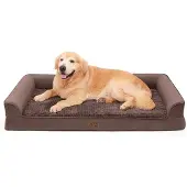 OEM Orthopedisch hondenbed, bruin, maat XL, U-vorm