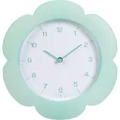 Konges Sløjd Home & Styling Klok - Bloemenwandklok - Ø23cm - Groen