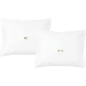 Zusss kussenslopen Mr & Mrs (set van 2)