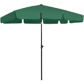 Syfax Strandparasol, groen, 200 x 125 cm