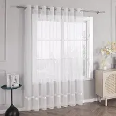 OEM Elegant wit gordijnstoff: 170 x 300 cm