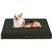 OEM Orthopedisch hondenbed, 9 cm dik, middelgroot, olijfgroen