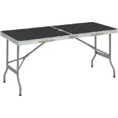 OEM Opklapbare campingtafel, zwart, voor buitengebruik
