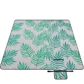 OEM Waterdichte picknickdeken, 200x200 cm, grijs, tropisch lichtgewicht