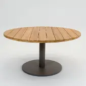 Vita Mango lage eettafel 140 cm teak