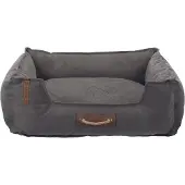 OEM Zacht hondenbed, Scandinavisch design, donkergrijs, 80x60 cm