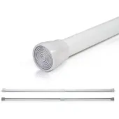 OEM Witte telescopische stang, 70-120 cm, verstelbaar, stevig, universeel